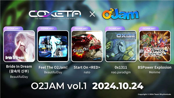 COXETA - O2JAM collaboration screenshot