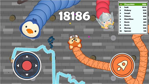 Sneak Snake-Slither Worm Game screenshot