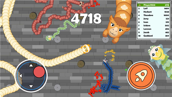 Sneak Snake-Slither Worm Game screenshot