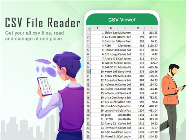 CSV File Reader & CSV Viewer screenshot