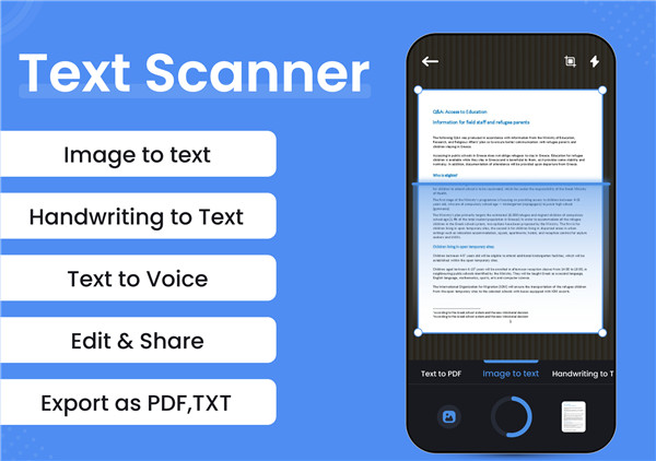 Image to Text:OCR Text Scanner screenshot