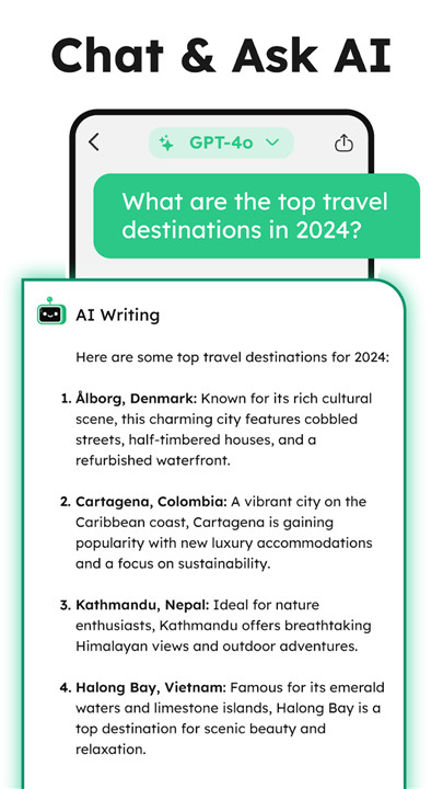 AI Writer: Chatbot Assistant screenshot