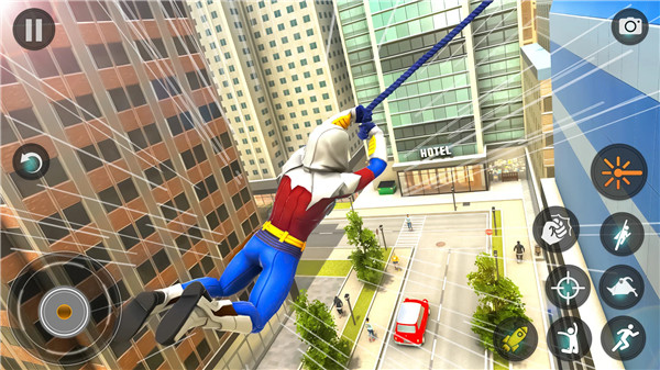 Flying Rope Man Hero Fight screenshot