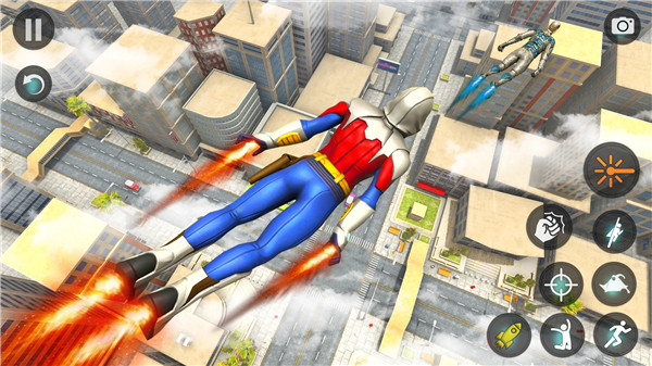 Flying Rope Man Hero Fight screenshot