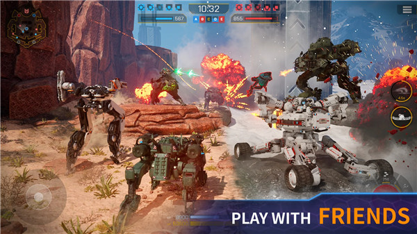 Armor Attack: robot PvP game screenshot