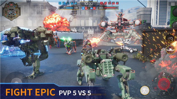 Armor Attack: robot PvP game screenshot