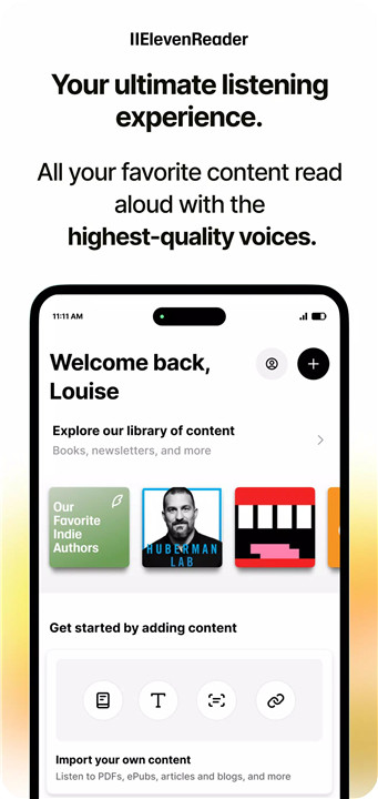 Reader by ElevenLabs screenshot