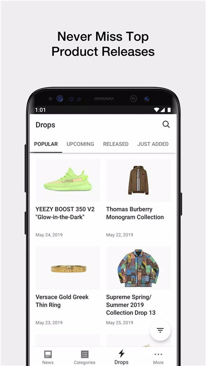 HYPEBEAST screenshot