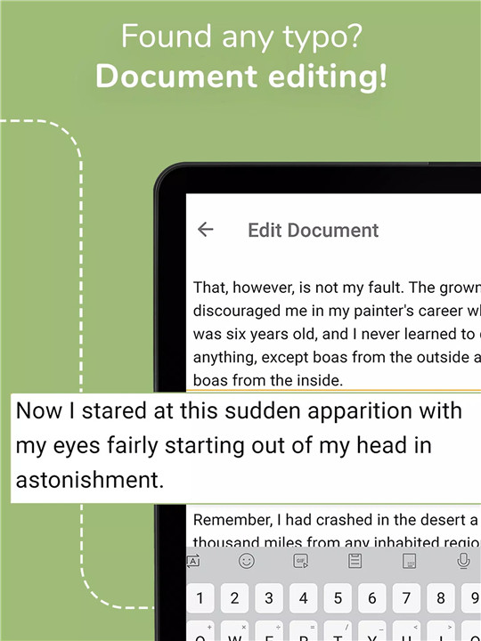 OpenDocument Reader screenshot