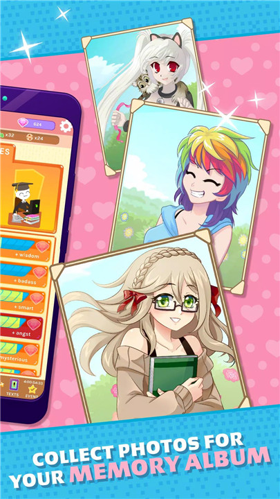 Crush Crush - Idle Dating Sim screenshot