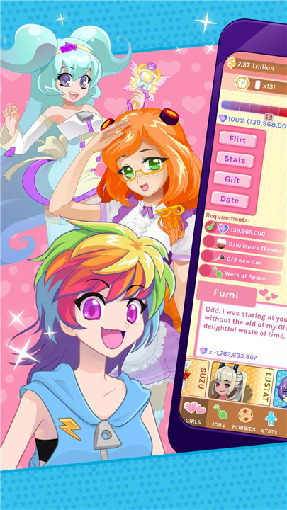 Crush Crush - Idle Dating Sim screenshot