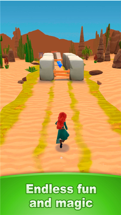 Princess games: Magic running! screenshot