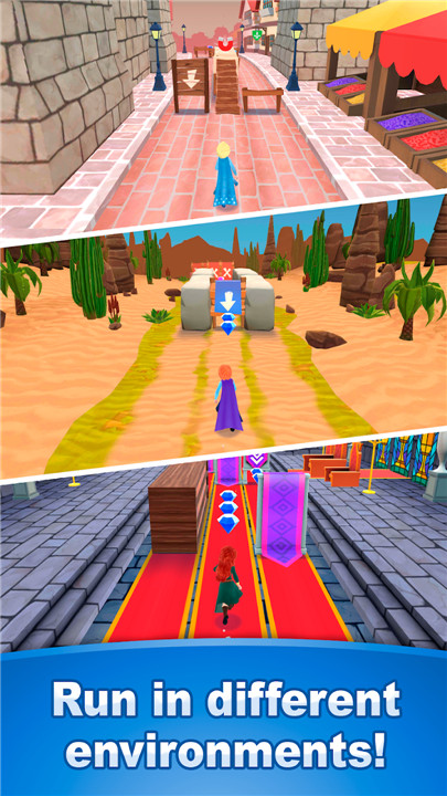 Princess games: Magic running! screenshot