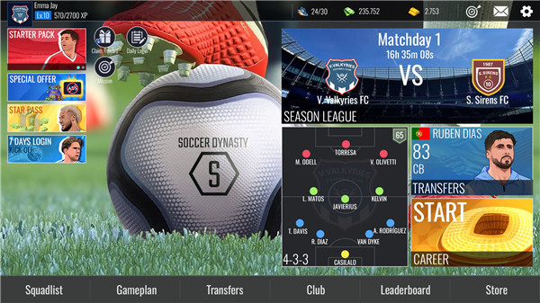 Soccer Dynasty: Club Manager screenshot