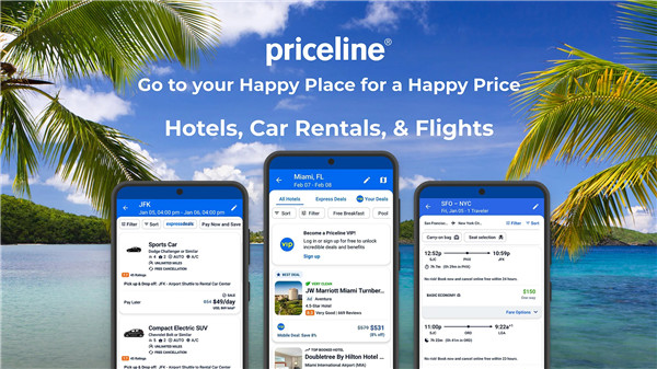 Priceline: Hotel, Flight & Car screenshot