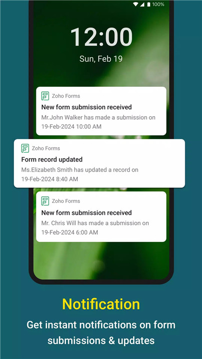 Zoho Forms screenshot