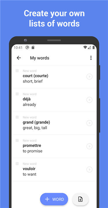 Learn French with flashcards! screenshot