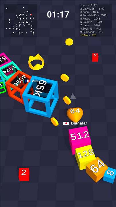 Cube Arena 2048 screenshot