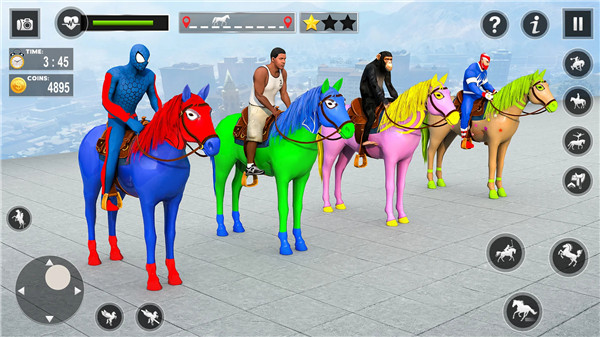 Crazy Spider Horse Riding Game screenshot