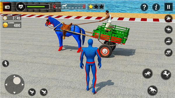 Crazy Spider Horse Riding Game screenshot