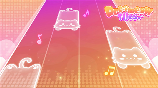 Dreameow Tiles: Cat Music Game screenshot