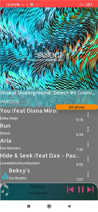 CloudTunes Cloud Stream Player screenshot