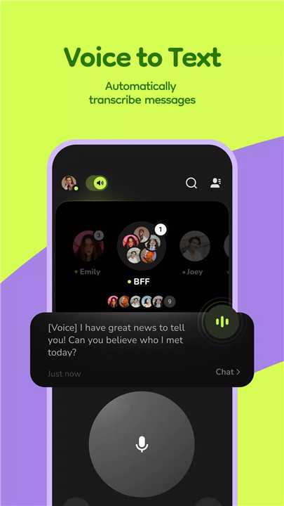 buz - voice connects screenshot