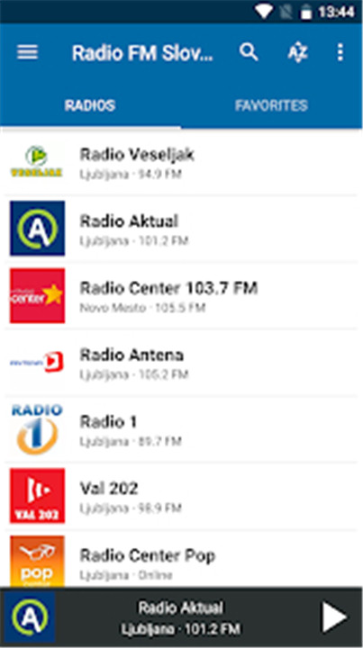 Radio FM Slovenija (Slovenia) screenshot