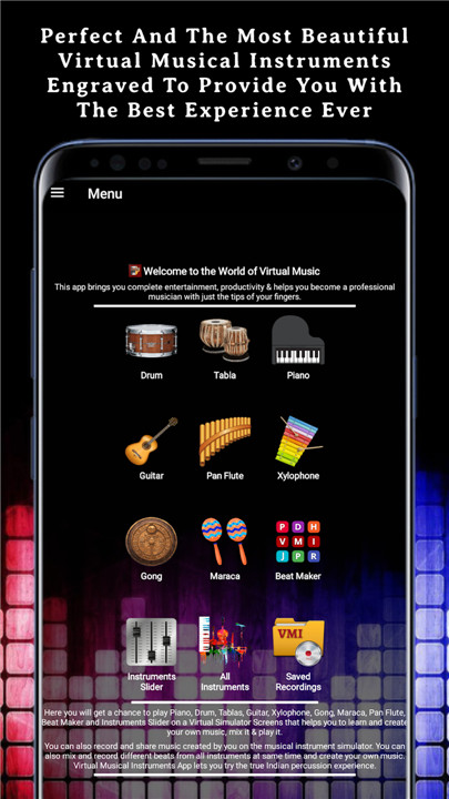 Virtual Musical Instruments screenshot