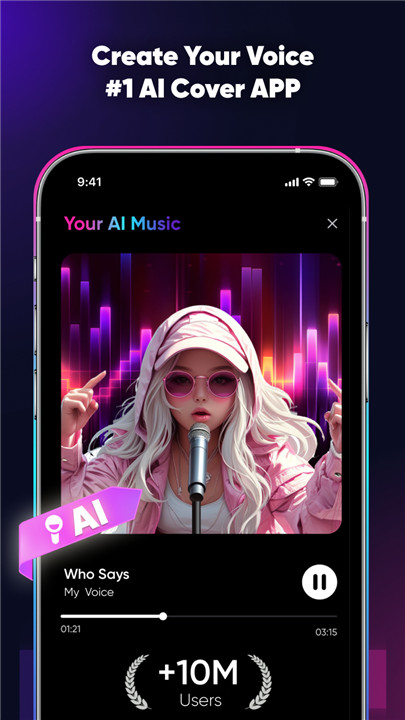 SingUp Music: AI Cover Songs screenshot