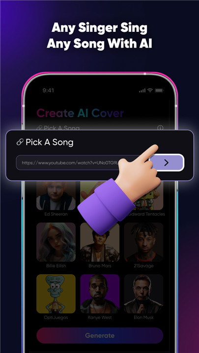 SingUp Music: AI Cover Songs screenshot