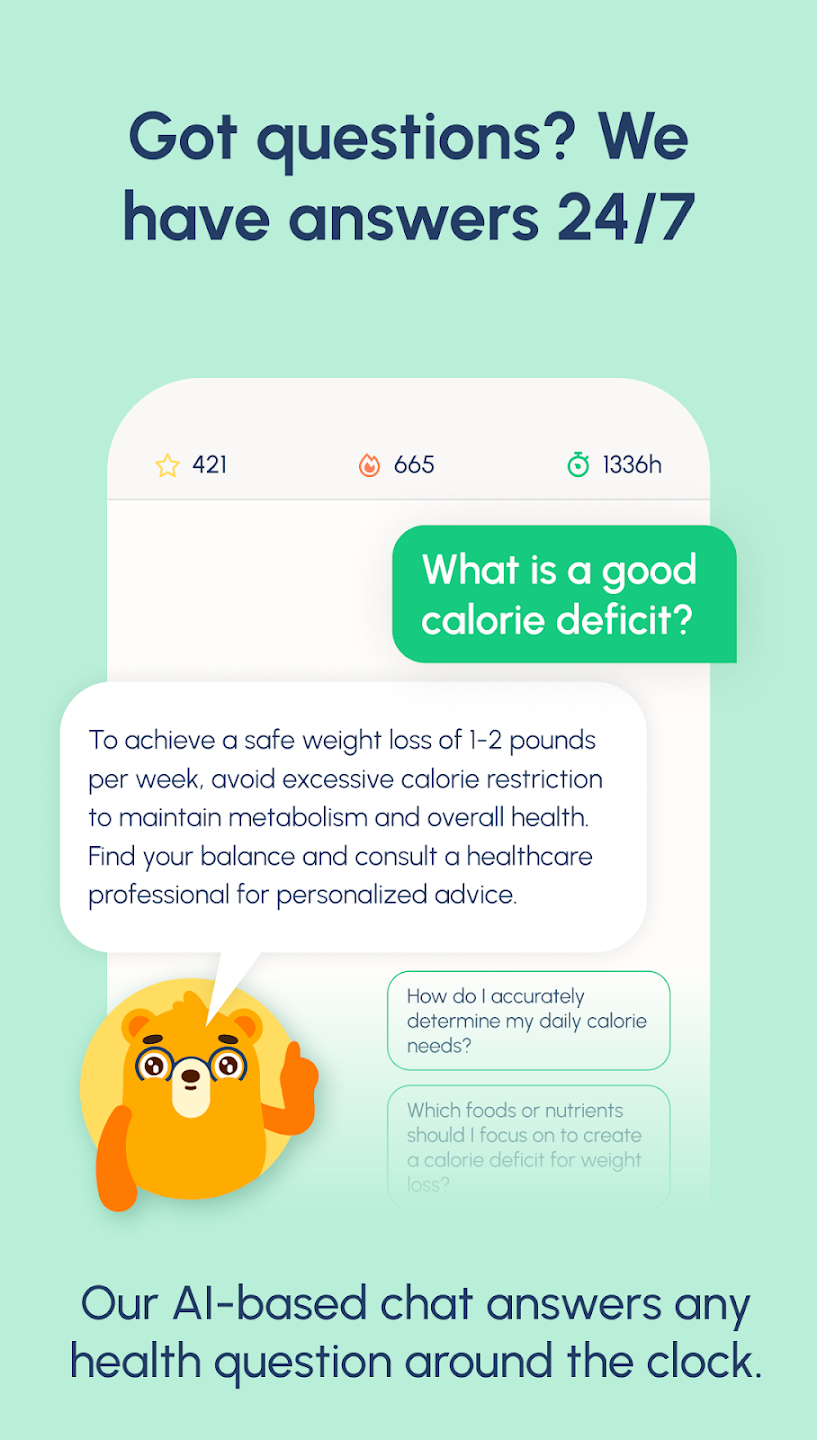 Fastic AI Food Calorie Tracker screenshot