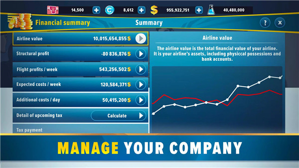 Airlines Manager screenshot