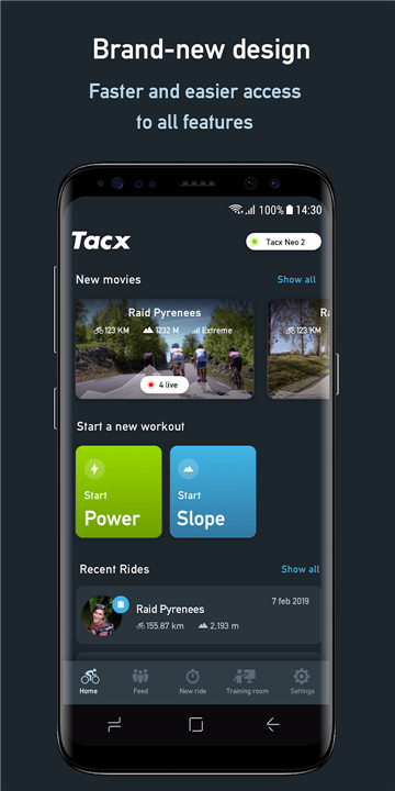 Tacx Training™ screenshot