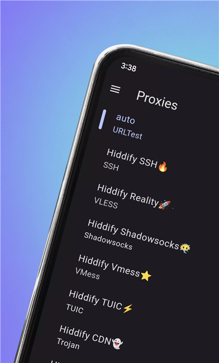 Hiddify Next screenshot