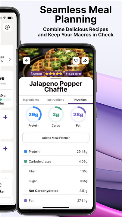 Lazy Keto Diet Meal Planner screenshot