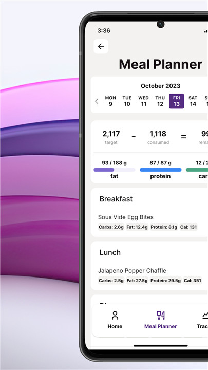 Lazy Keto Diet Meal Planner screenshot