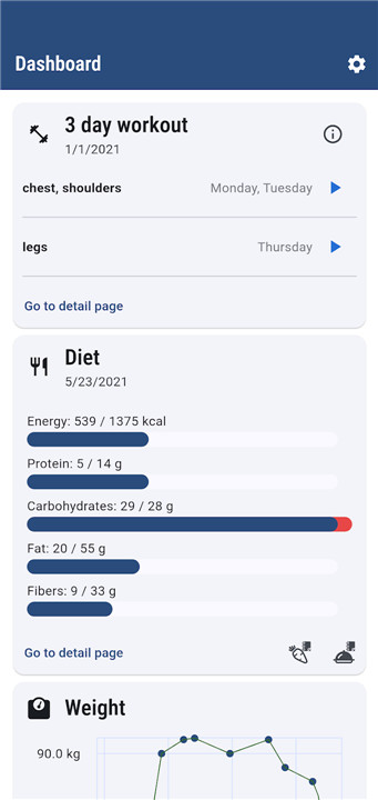 wger Workout Manager screenshot