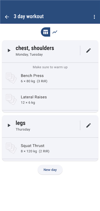 wger Workout Manager screenshot