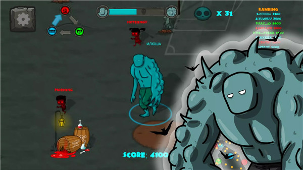 Zombeat.io screenshot