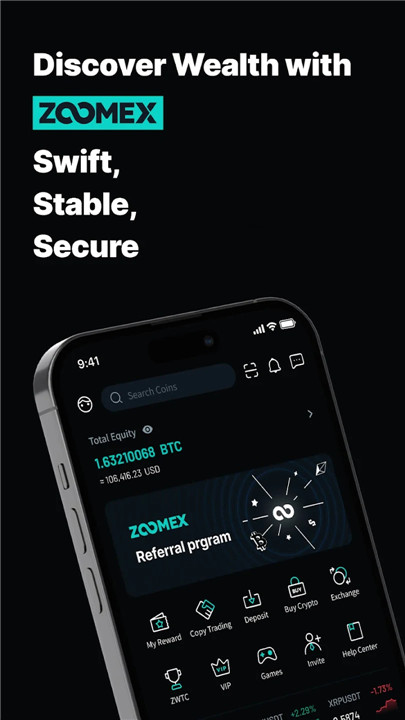 Zoomex-BTC, ETH Crypto Trading screenshot