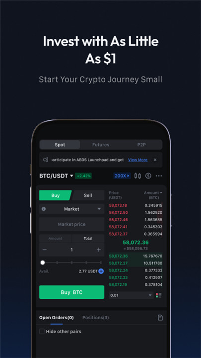 MEXC: Buy Bitcoin BTC & Crypto screenshot