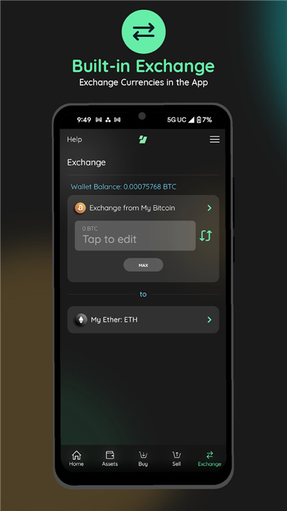 Edge - Bitcoin & Crypto Wallet screenshot