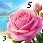 Flowerscapes: Color by Number