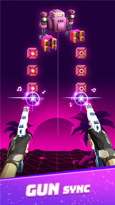 Dual Guns: Music Shooter Game screenshot