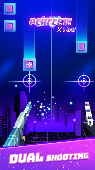 Dual Guns: Music Shooter Game screenshot