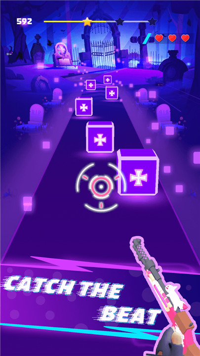 Cyber Shooter Edm Music Game screenshot