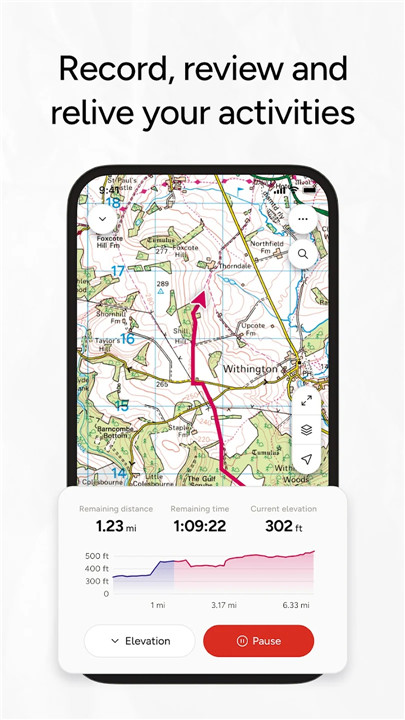 OS Maps: Walk, Hike, Run, Bike screenshot