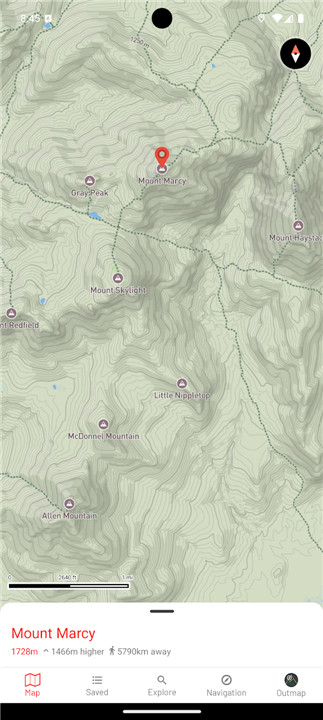 OUTMAP: hike, ski, outdoor screenshot