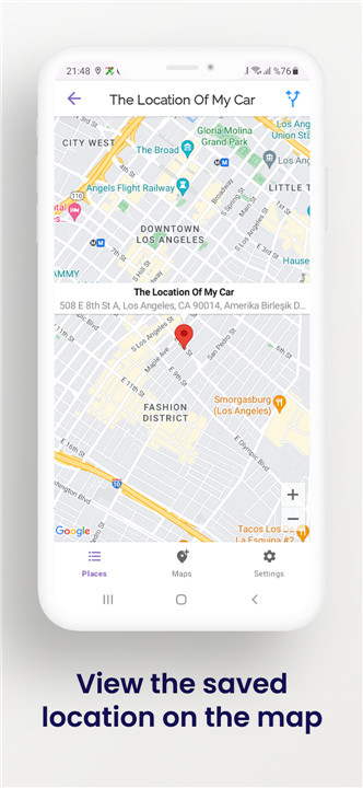 Save Location GPS - Share screenshot